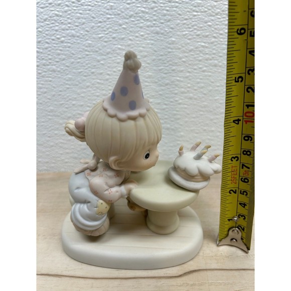 1992 Enesco Precious Moments May Your Every Wish Come True Porcelain Figurine - Picture 9 of 13